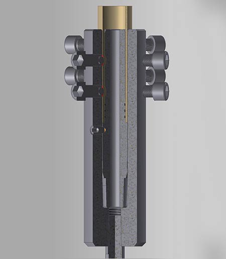 我司自行设计加工抗硫抗侵蚀专用内铆钉接头成功投入使用