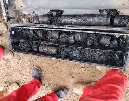 大斜度定向井采取粉煤岩心保压取心成功